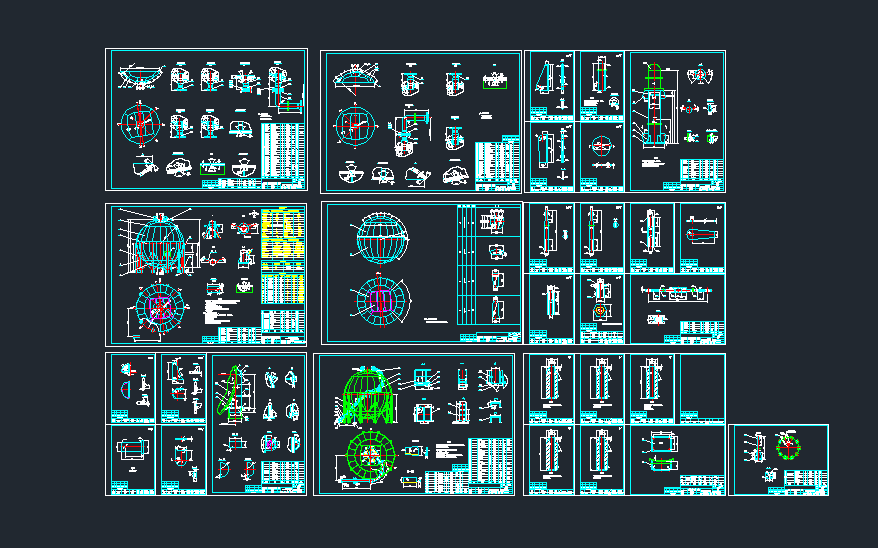 2000m3ȫʩcadDƽ_㲿cadD